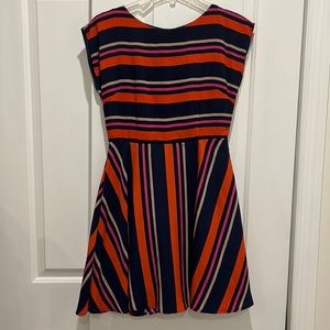 Striped silky Dress